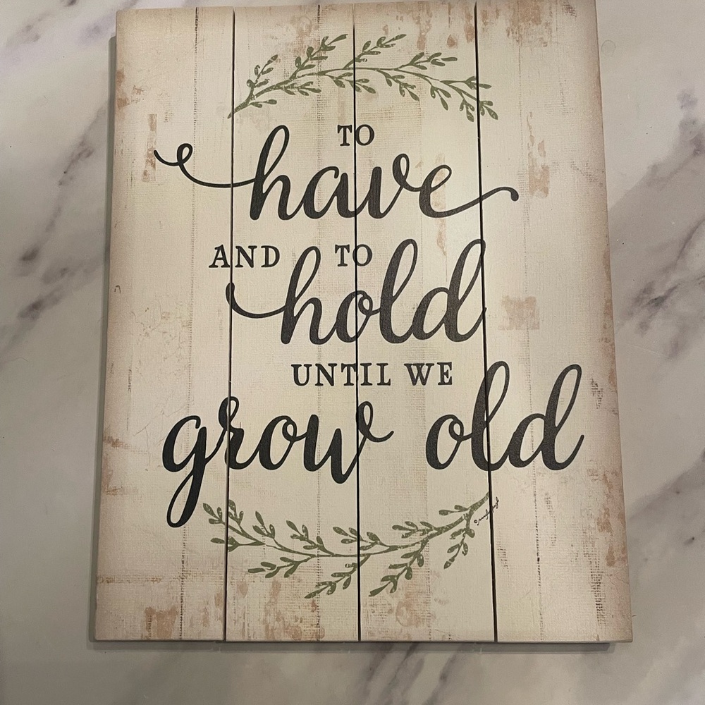 Rustic White and Green Wall Art Decor